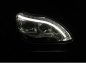 Preview: LED Tagfahrlicht Design Scheinwerfer für Mercedes Benz S-Klasse W220 98-05 chrom mit LED Blinker